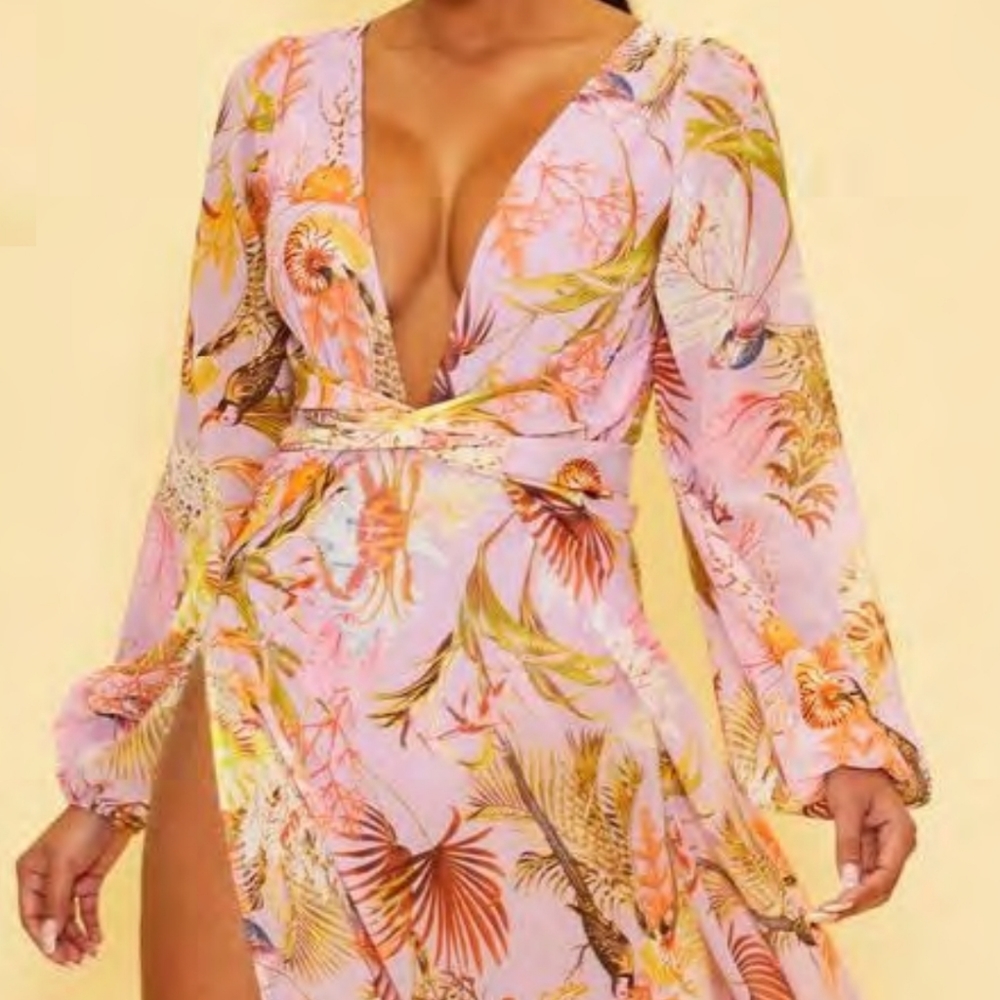 New Brand Floral Maxi Dress